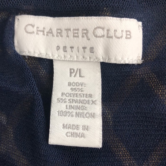 Charter Club Petite Wrap Dress Large Petite - Picture 5 of 9